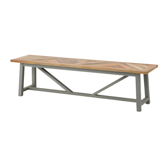 Denmark Collection Grey Dining Bench