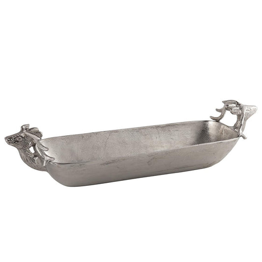 Vivian Collection Large Silver Stag Tray