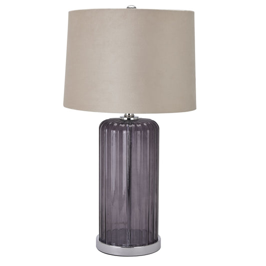 Glass Cylinder Table Lamp