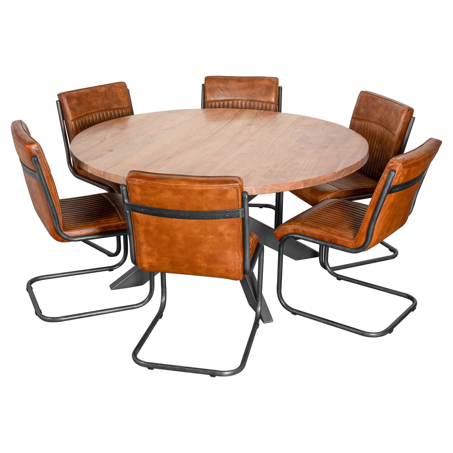Carpenter Collection Large Round Dining Table