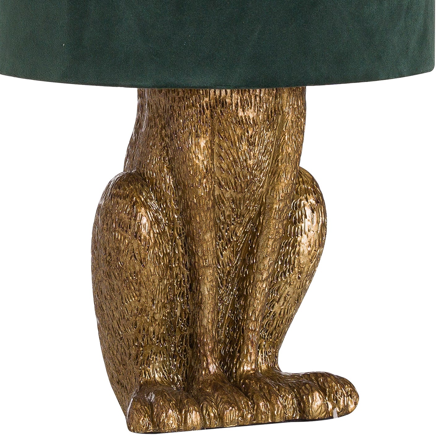 Gold Hiding Rabbit Lamp