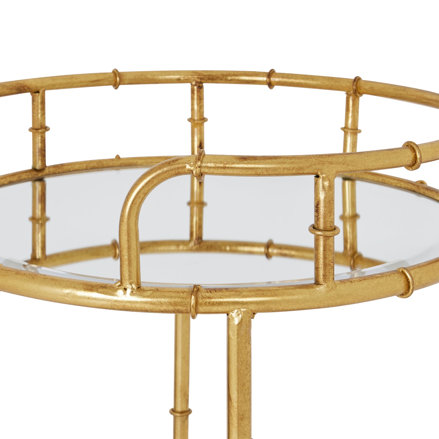 Gold Framed Drinks Trolley