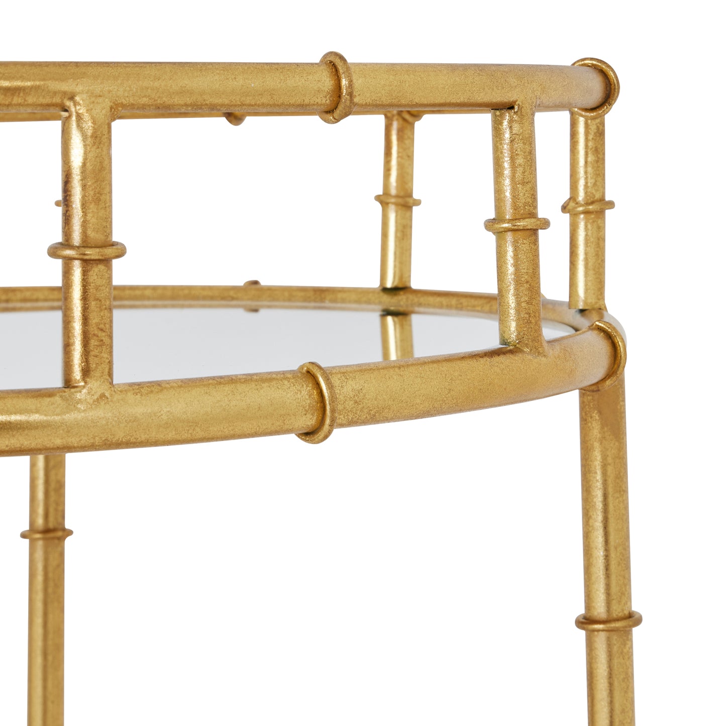 Gold Framed Drinks Trolley