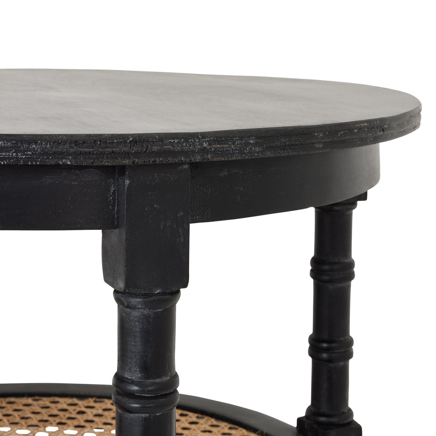 Nova Black Round Side Table